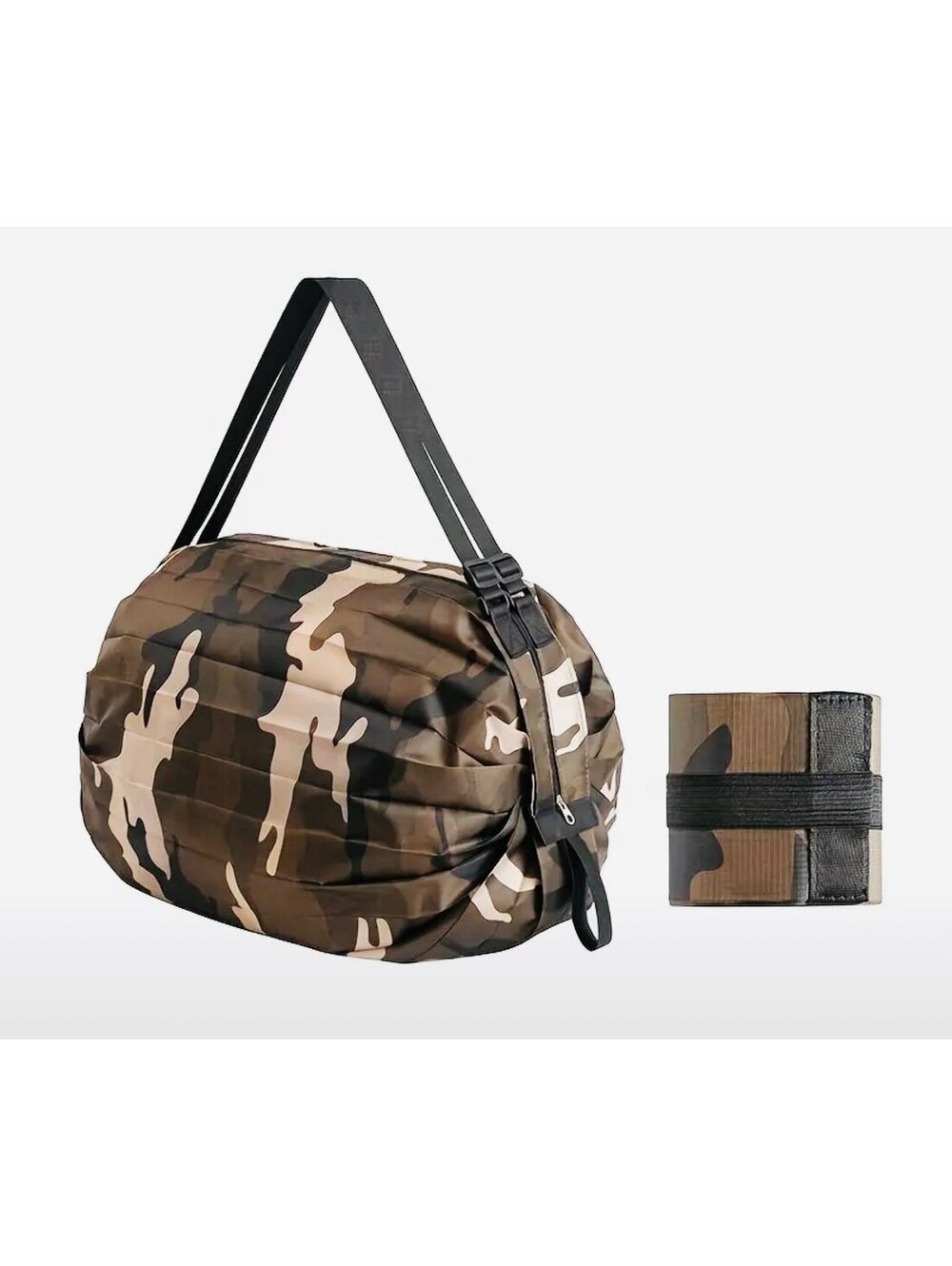 New - Ultra-Lightweight & Durable Foldable Duffel/ Shoulder Bag - Camo